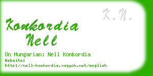 konkordia nell business card